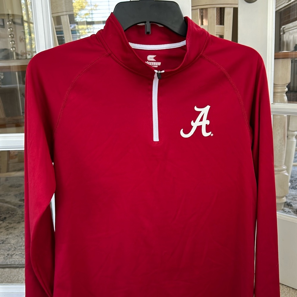 Alabama dry-fit 3/4 zip long sleeve Tshirt